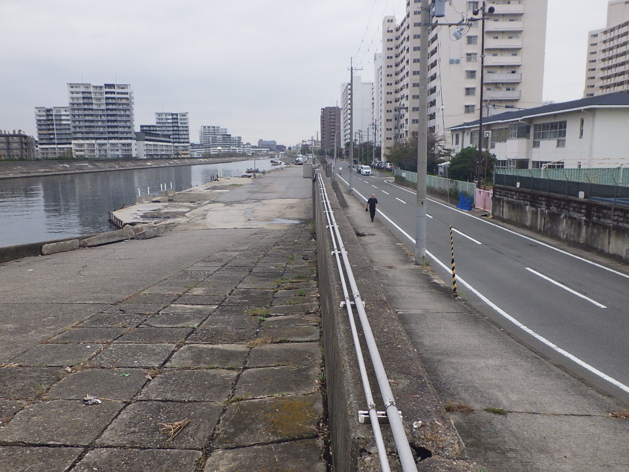 鳴尾川防潮堤耐震対策工事（その３）　現場写真